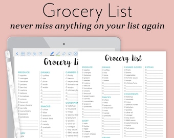 Grocery Checklist