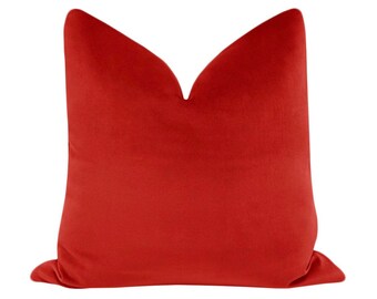 Vermillion Stunning Velvet Cushion Cover Pillow Throw Limbali Black Edition