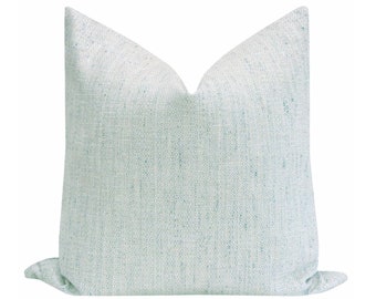 spa blue pillows