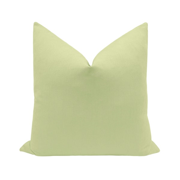 Classic Linen // Celadon pillow  | green linen | bedroom and home decor | light green |