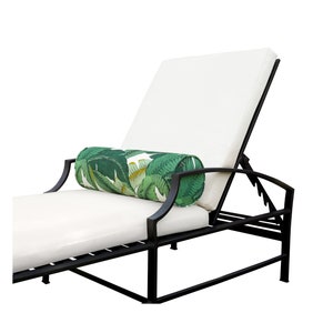 Outdoor Bolster : Palm Leaf // Original | outdoor bolster | botanical print bolster | outdoor decor |