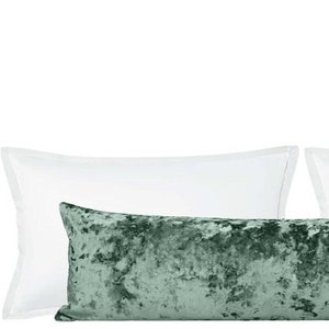 The XL Lumbar : Lavish Velvet // Aegean | velvet pillow | blue green pillow | bedroom decor |