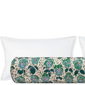 The Bolster : Alice | Lulie Wallace bolster pillow | floral fabric | bedroom decor |