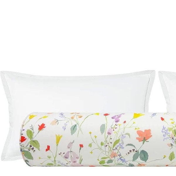 The Bolster : Flora // Summer | Caitlin McGauley bolster pillow | floral print | bedroom decor |