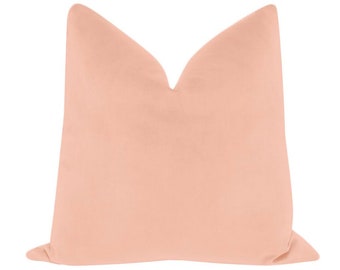 Signature Velvet // Blush Pillow  | pink velvet | designer velvet | pink |