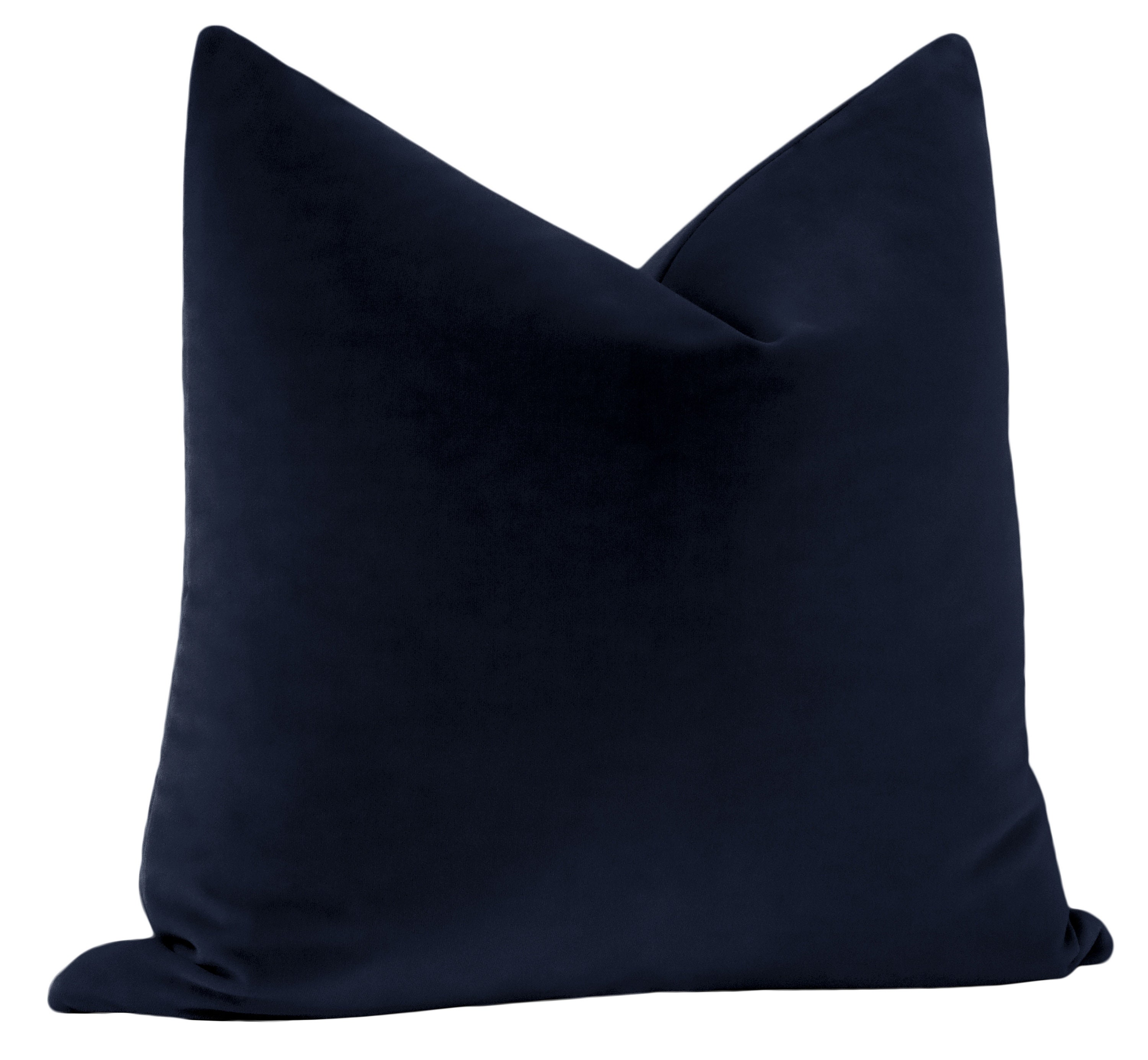Dark blue velvet pillows best sale