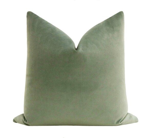 etsy green pillows