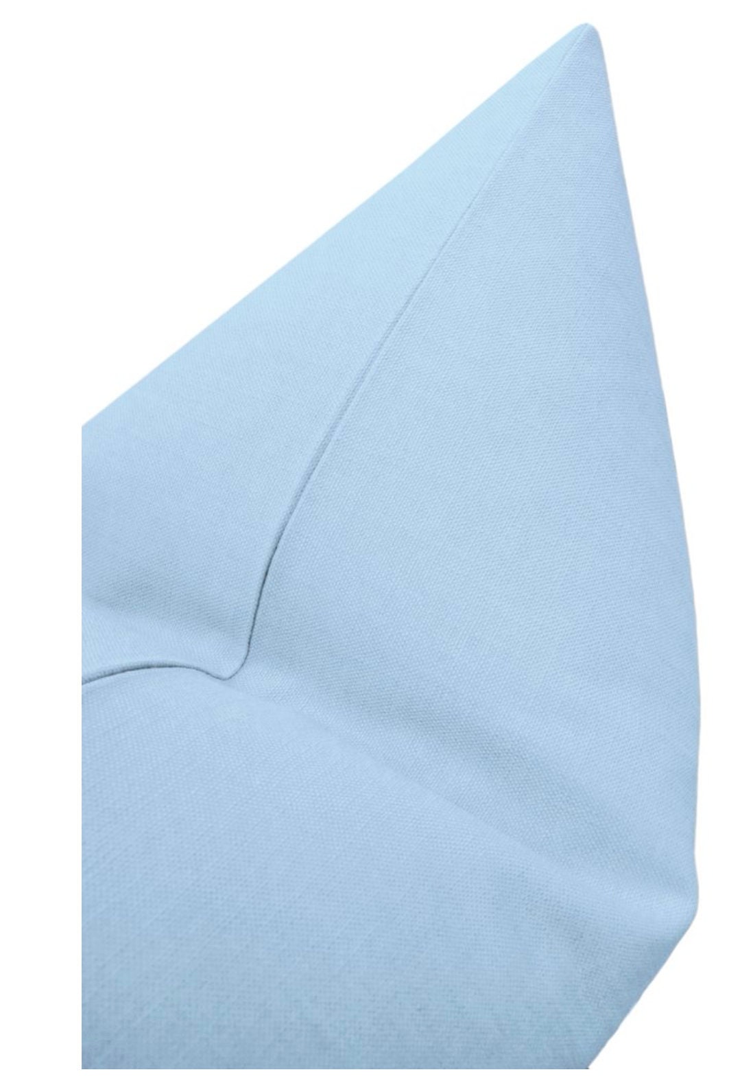 Classic Linen // Powder Blue pillow COVER ONLY light blue Etsy