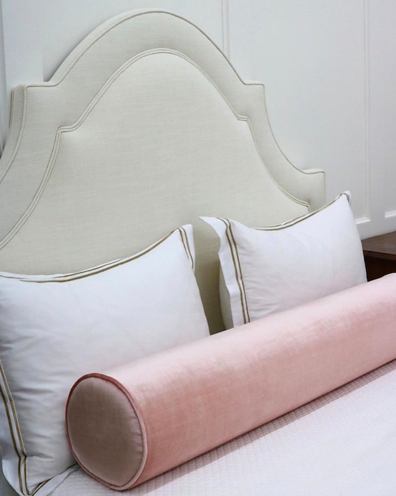The Bolster Faux Silk Velvet Pink Peony Solid Velvet Pink Velvet Bedroom Home Decor Etsy Canada