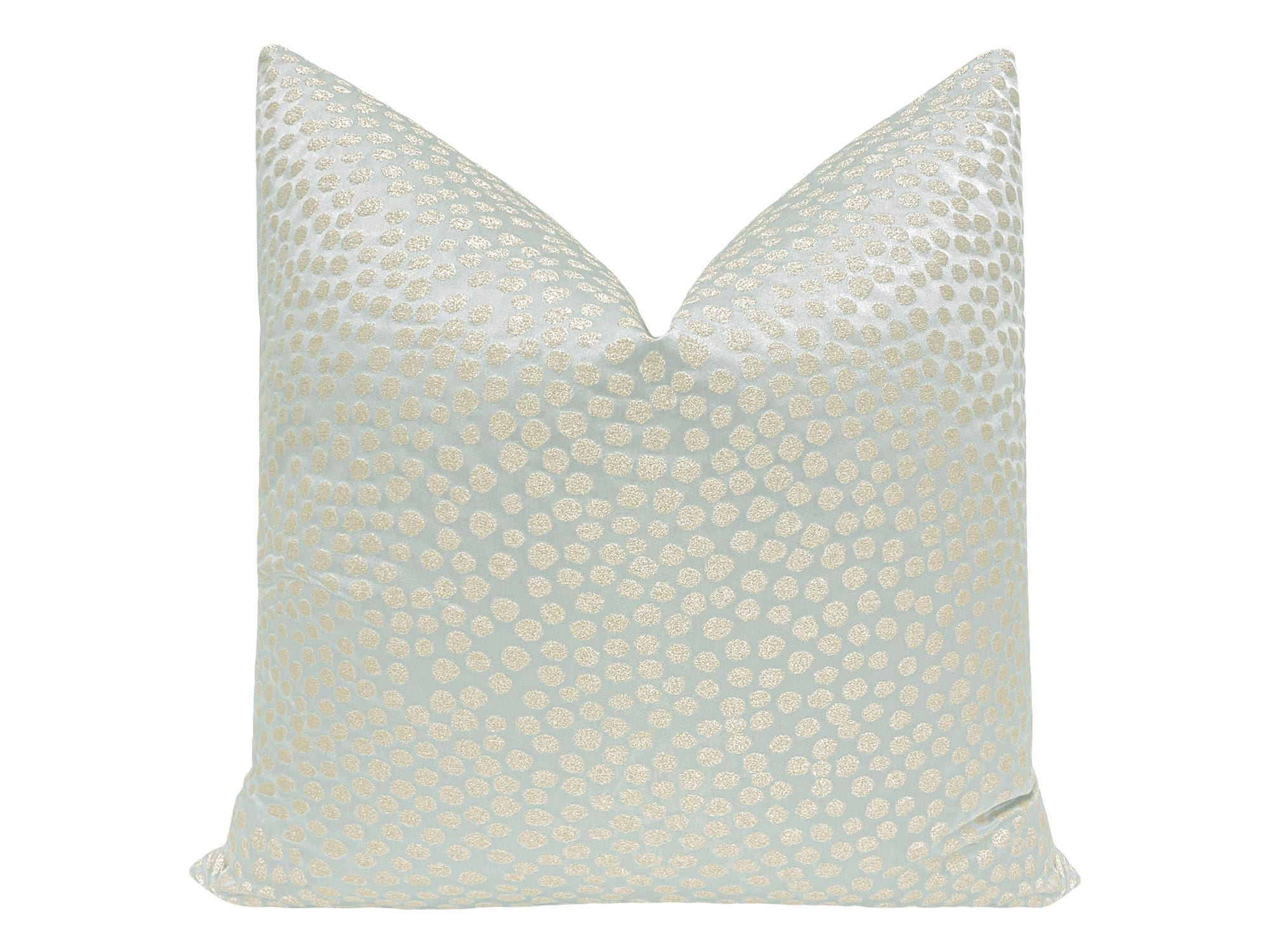 Dorothy Faux Silk // Spa Blue Pillow | light blue silk | blue throw pillow | blue silk pillow |
