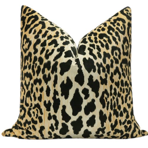 Lumbar Cheetah Velvet Pillow Cover 12x20 Animal Print Throw Etsy