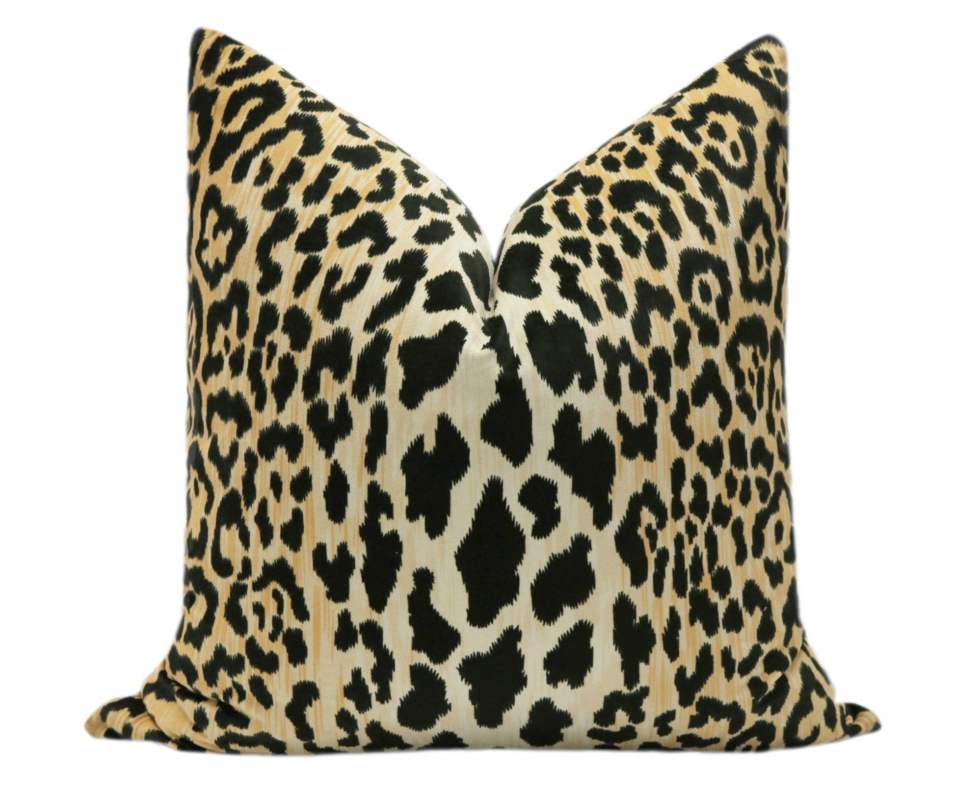 Leopard Velvet Pillow COVER ONLY | Leopard print | Jamil leopard velv…
