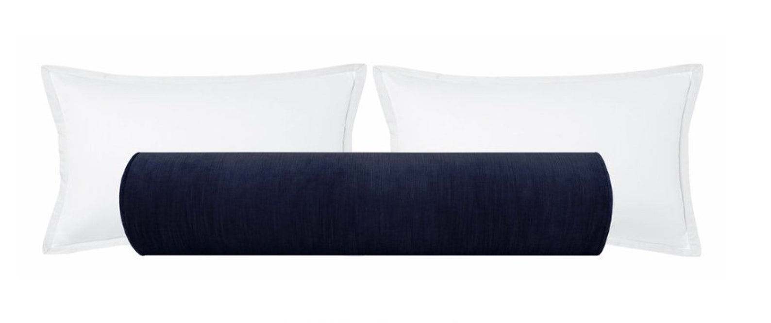 The Bolster Strie Velvet // Navy Blue Velvet Bolster Etsy