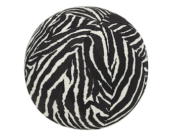 The Standard Ball Pillow : Brunschwig & Fils Le Zebre // Black Pillow | animal print | throw pillow | designer |