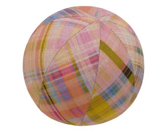 The Standard Ball Pillow : Anna Spiro Tattie Plaid // Multi | stripe print | throw pillow | designer |