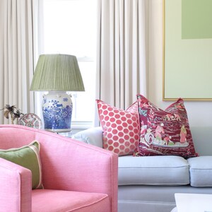 Schumacher Yangtze River // Aubergine With Butterfly Flange Pillow ...