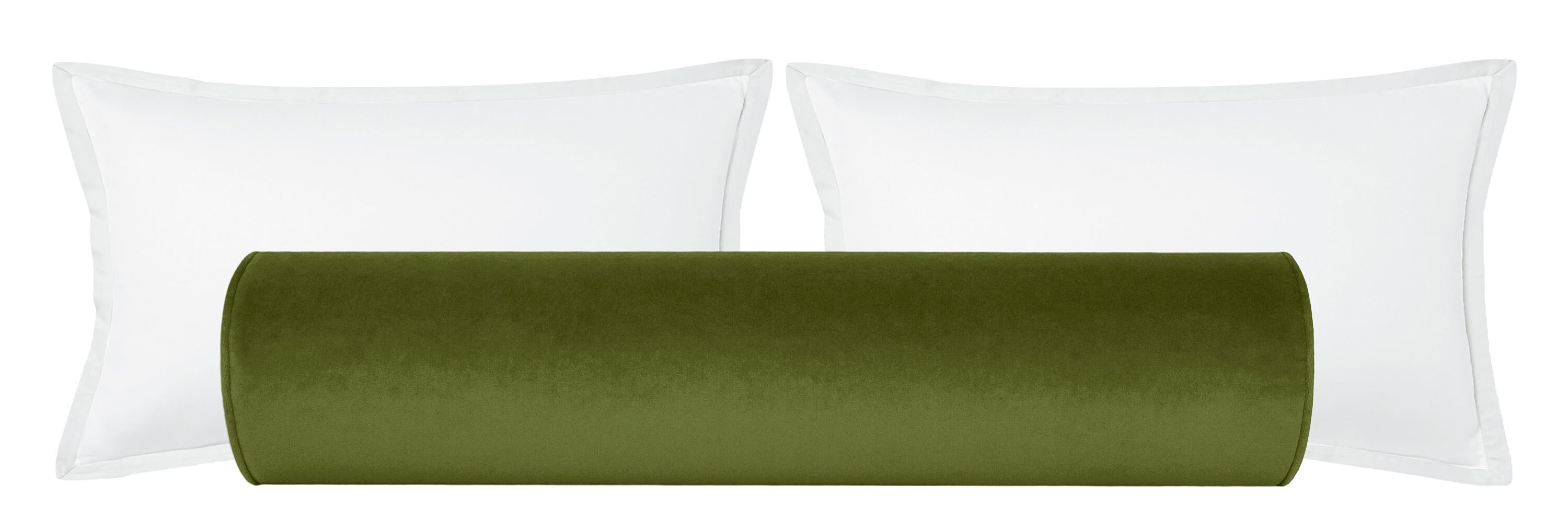 The Bolster Society Velvet // Olive solid velvet bolster Etsy