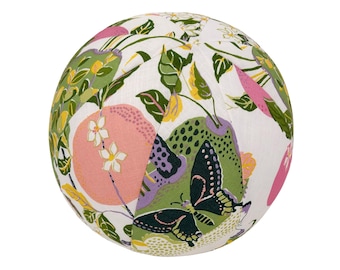 The Standard Ball Pillow : Schumacher Citrus Garden in Garden | floral pillow | throw pillow | ball pillow |