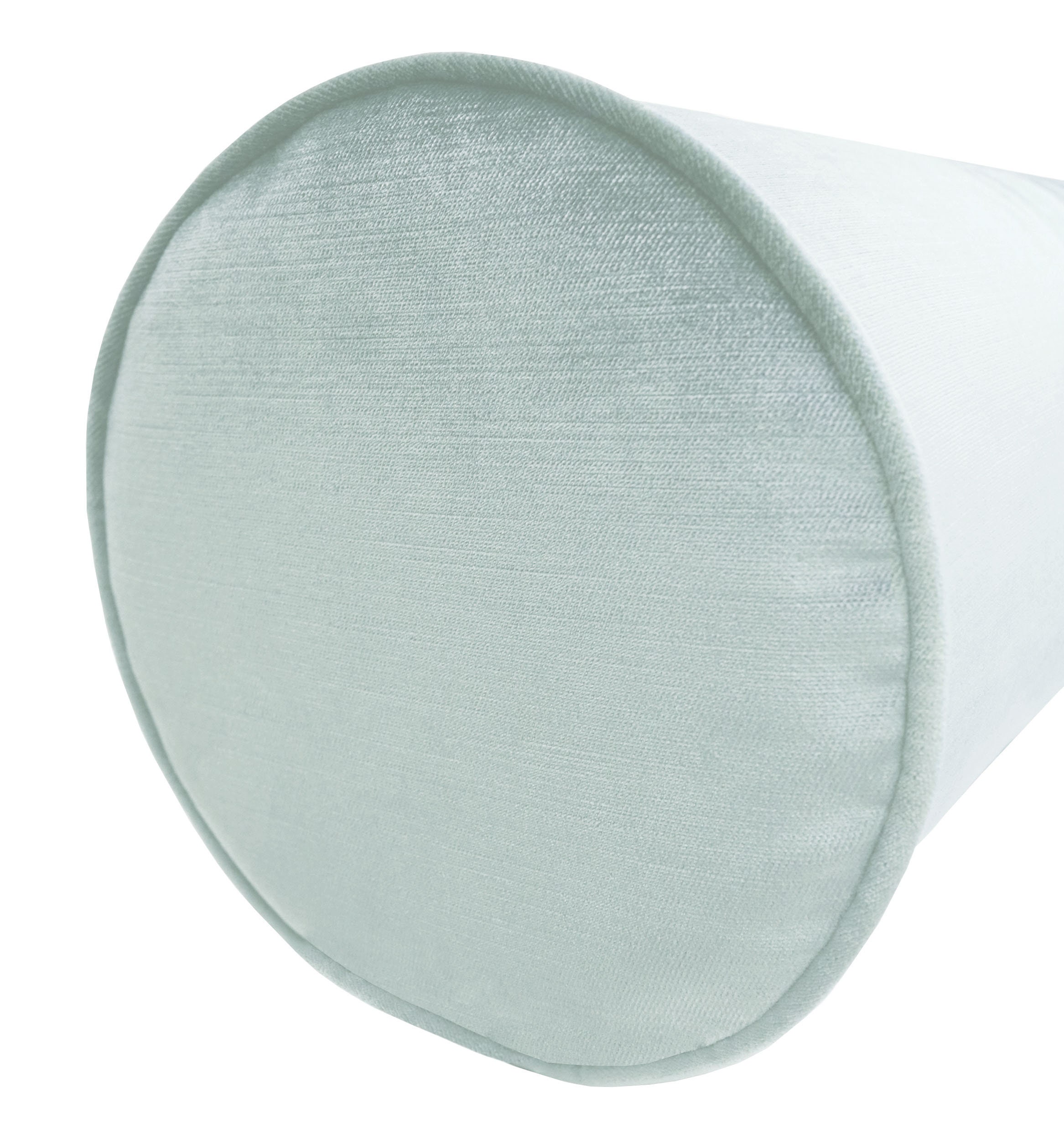 The Bolster Faux Silk Velvet // Spa Blue velvet bolster Etsy