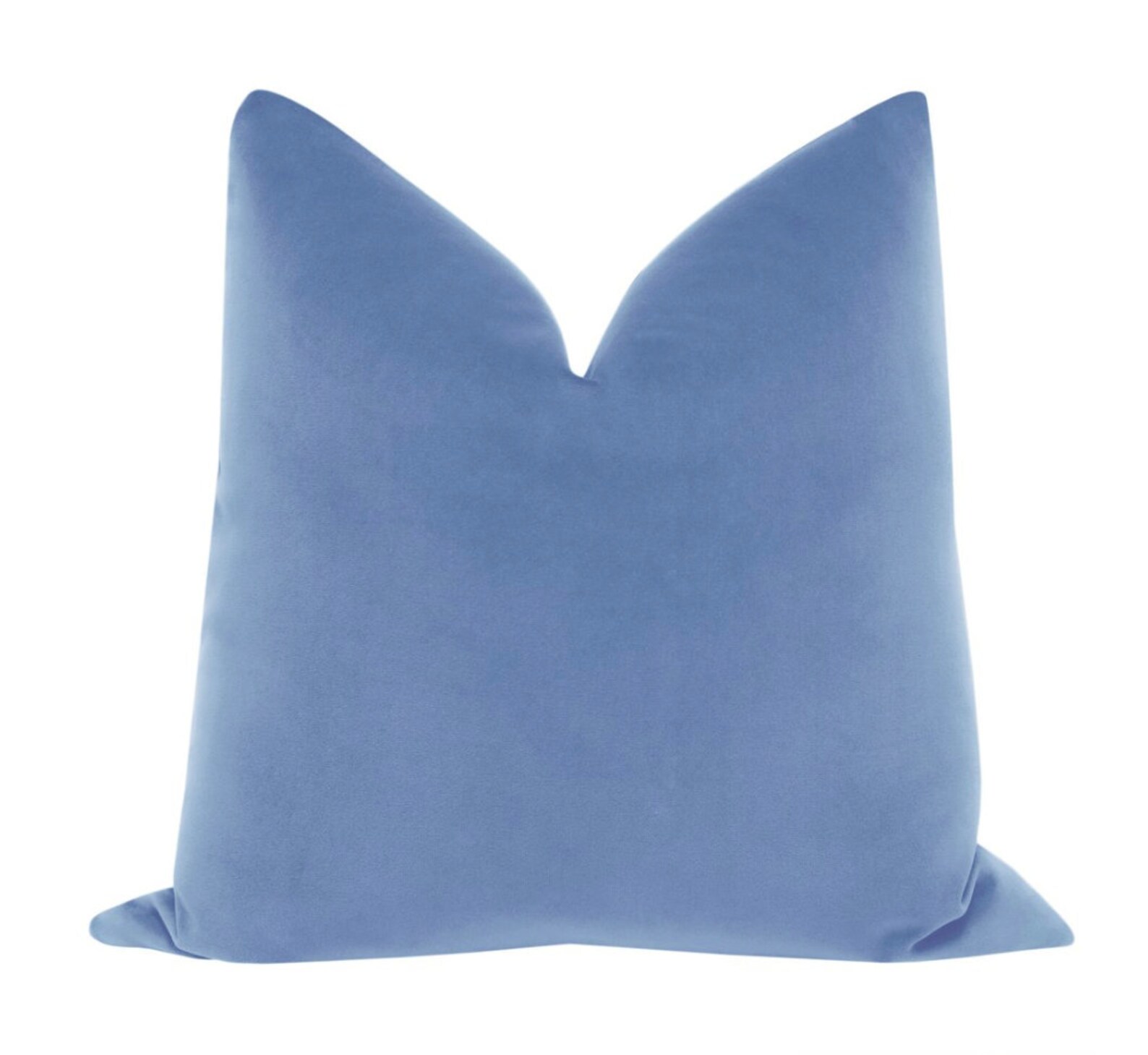 Signature Velvet // Periwinkle Pillow COVER ONLY Blue Velvet Etsy