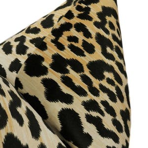 Leopard Velvet Pillow COVER ONLY Leopard Print Jamil - Etsy
