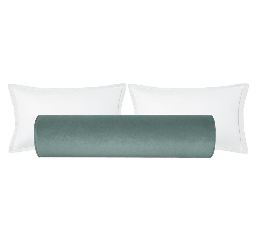 The Bolster Society Velvet // Cerulean Blue Blue Velvet Bolster