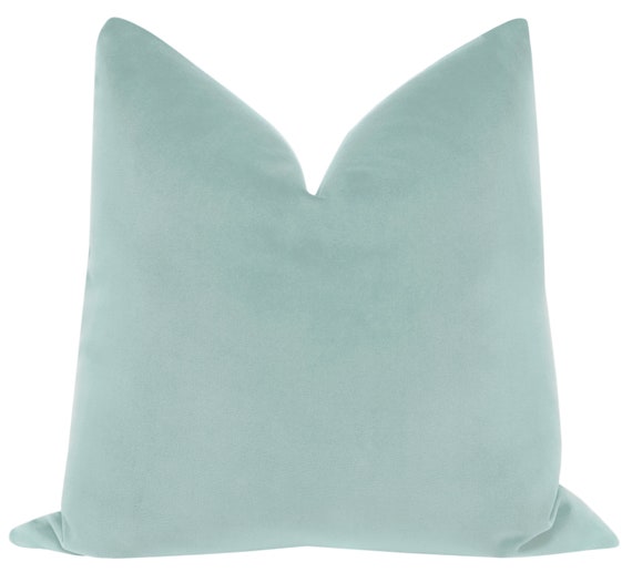 Mint blue 2025 throw pillows