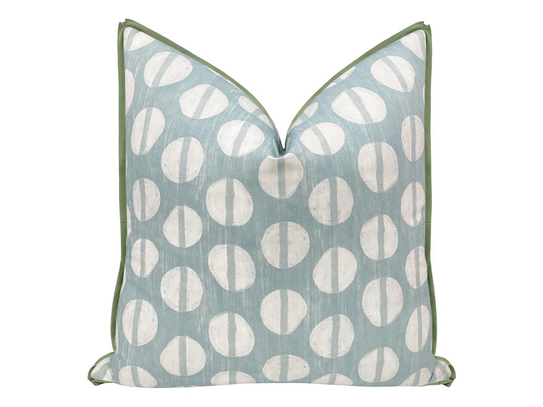 Buy Lulie Wallace Kit With Butterfly Flange Pillow Dot Pattern  Designer Fabric Flange Pillow Online in India