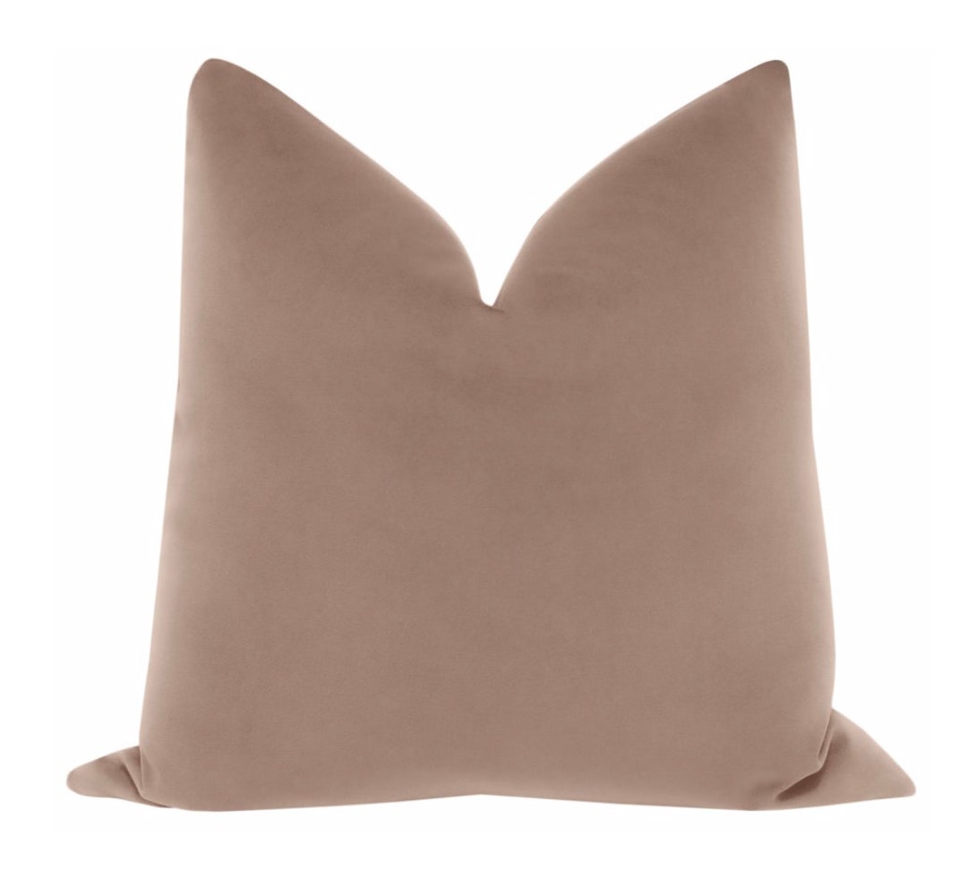 Signature Velvet // Mauve Pillow COVER ONLY Mauve Velvet Etsy
