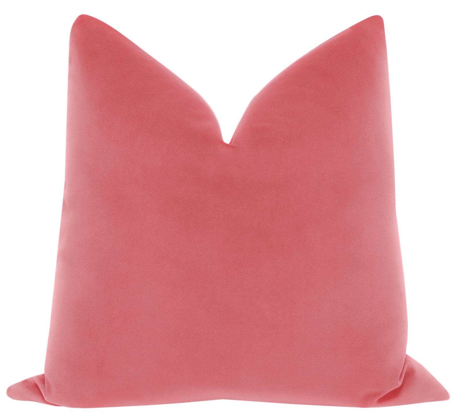 Signature Velvet // Rose Pink Pillow COVER ONLY Pink Velvet Etsy