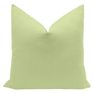 Classic Linen // Celadon pillow  | green linen | bedroom and home decor | light green |