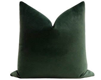 Society Velvet // Emerald Pillow | green velvet | designer velvet | velvet pillow |