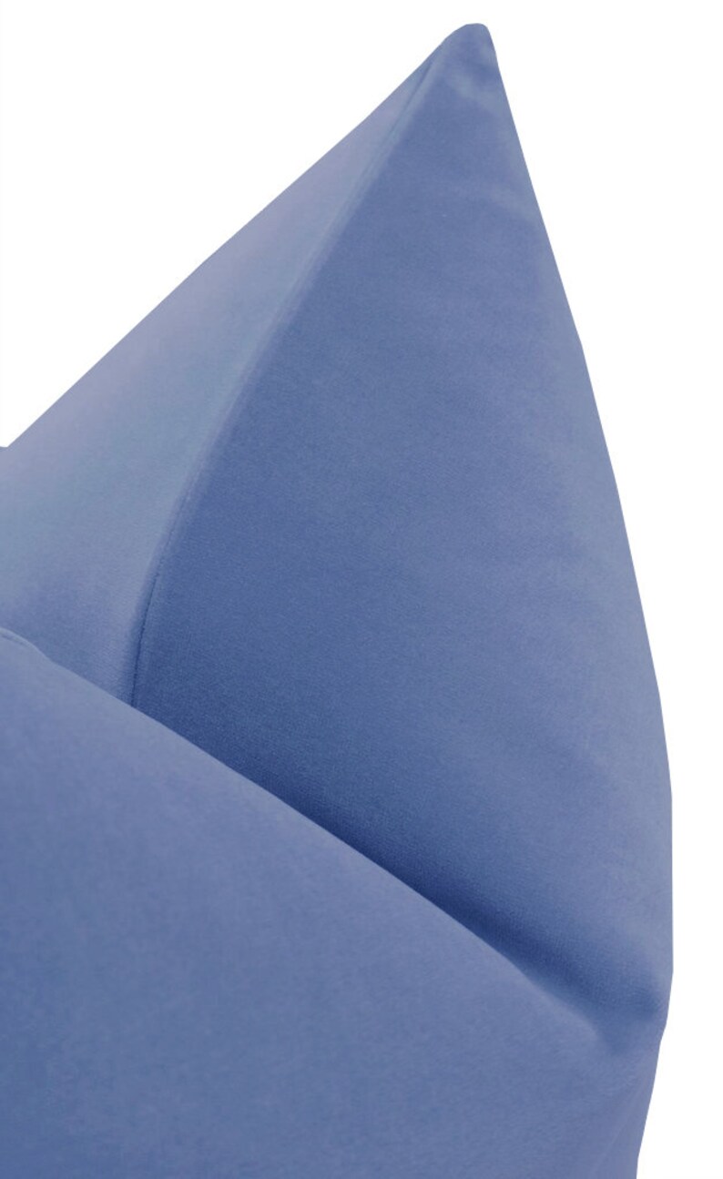 Signature Velvet // Periwinkle Pillow COVER ONLY Blue Velvet Etsy