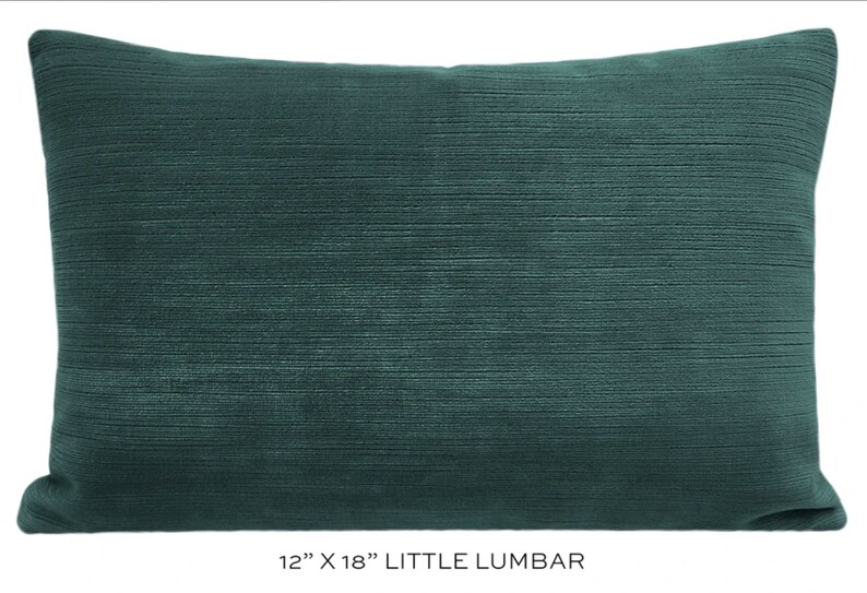 Strie Velvet // Aegean Pillow COVER ONLY Blue Velvet Pillow Etsy