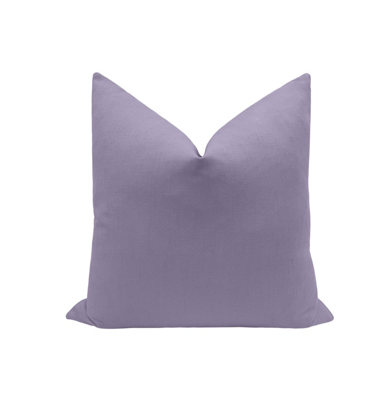Classic Linen // Wisteria Pillow COVER ONLY Bright Purple Etsy