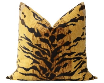 tiger print pillow