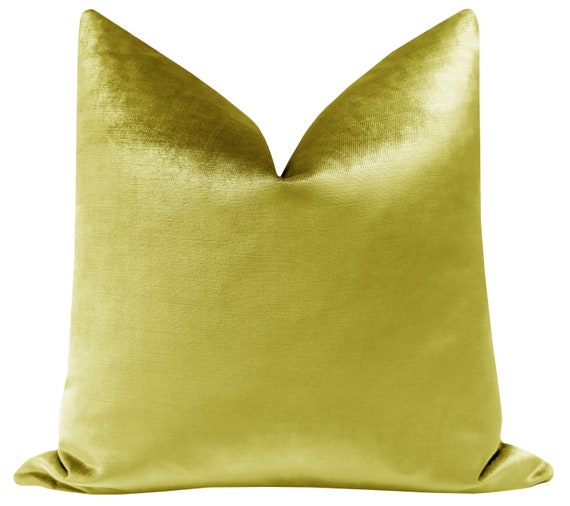 chartreuse pillow cover