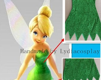 handmade tinker bell costume tinkerbell costume tinkerbell dress tinker bell dress tinker bell cosplay costume adultkid