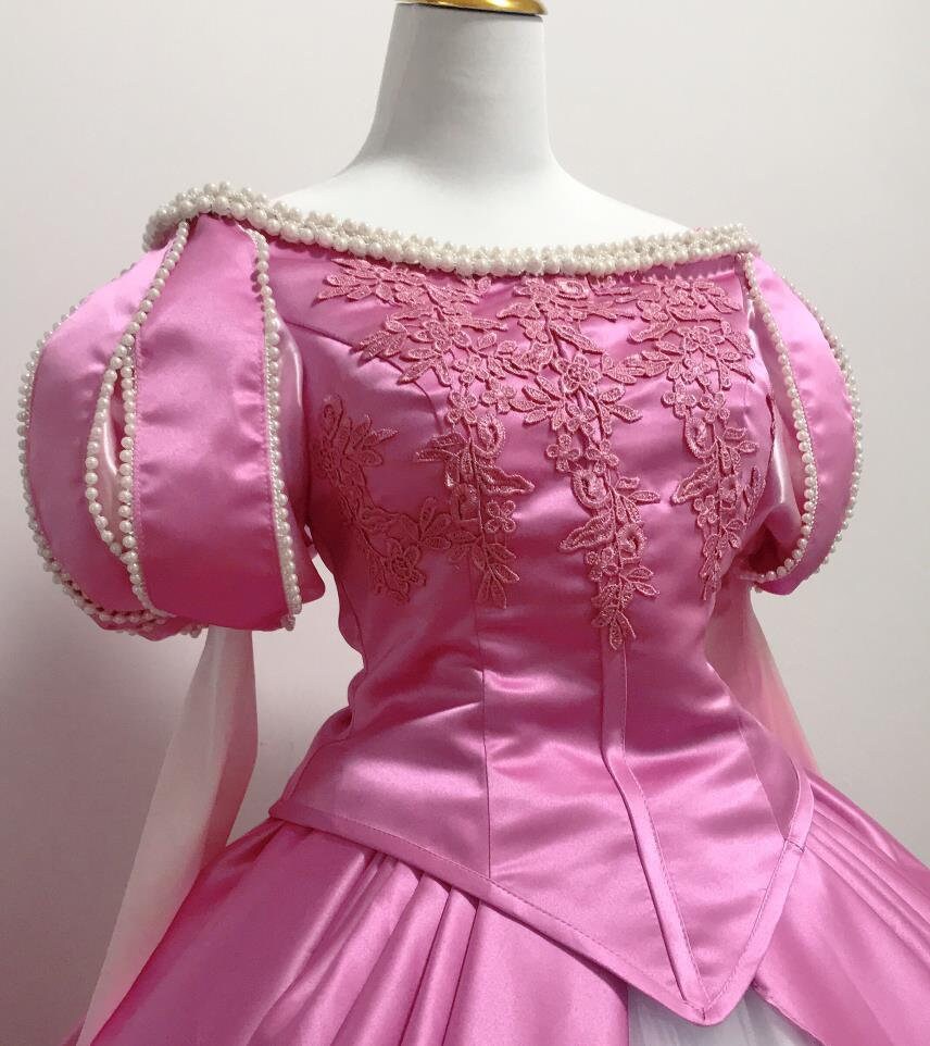 ハンドメイド - コスプレアリエルピンクドレス、ピンクアリエル