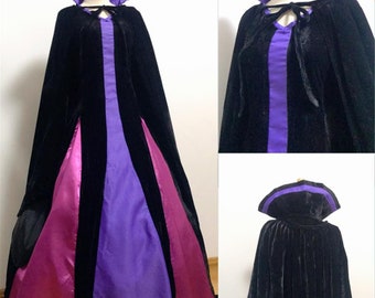 Handmade - Cosplay Maleficent Costume, Evil Queen Maleficent Cosplay Costume, Maleficent Outfits Adult Kids Plus Size Available