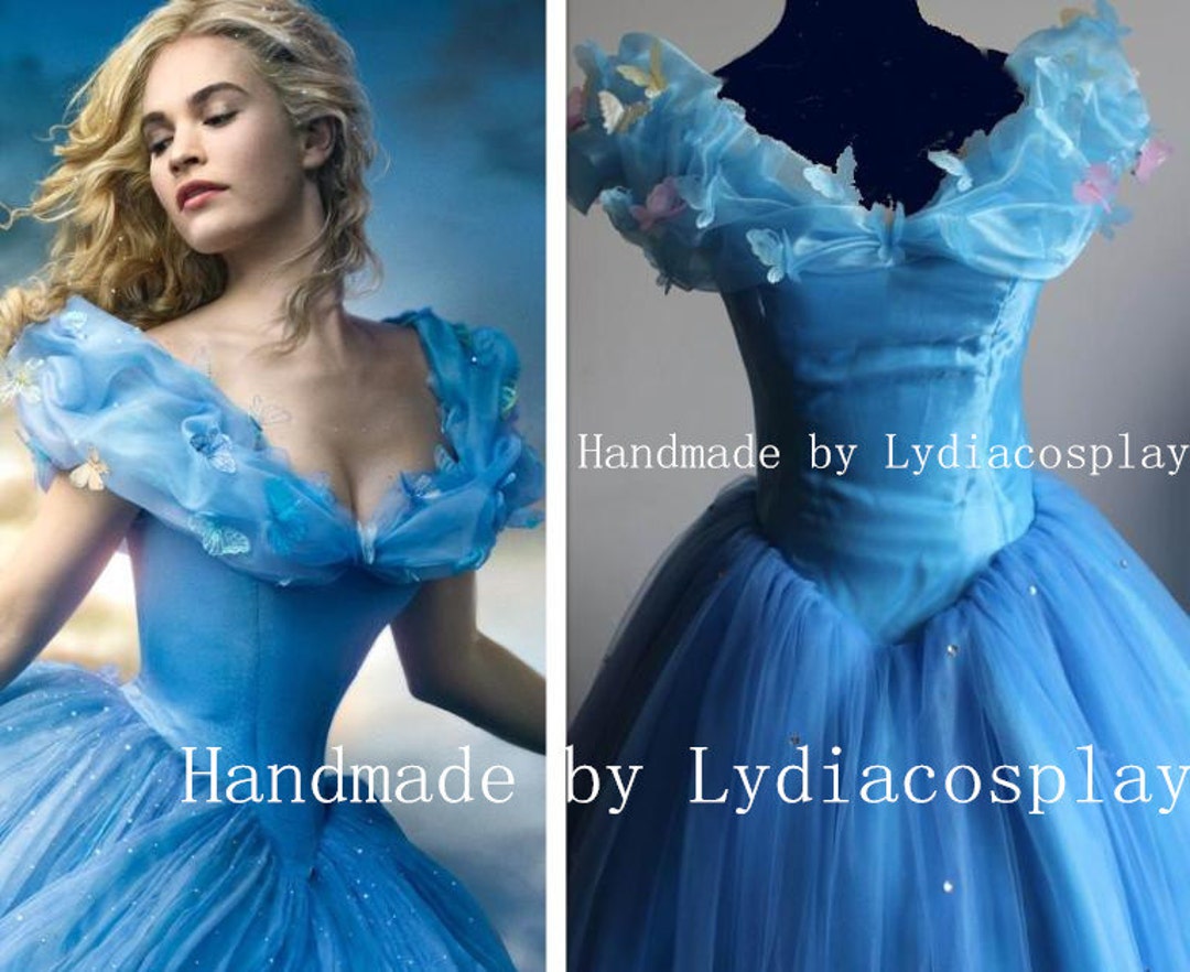 Hecho a mano Vestido de Cenicienta Vestido de película - Etsy España Hecho a mano Vestido de Cenicienta Vestido de película - Etsy España