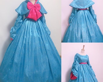Handmade - Cosplay Cinderella Fairy Godmother Costume, Fairy Godmother Outfit Cosplay Costume Adult/Plus Size Available
