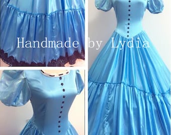 Handmade - Alice in Wonderland Alice Dress, Alice Costume Adult/kid Available