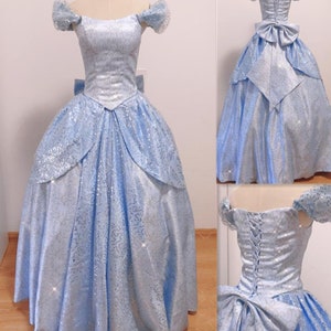 Handmade - Cinderella Cosplay Costume, Cosplay Cinderella Dress Adults