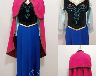 Handmade - Cosplay Anna Costume Adult, Anna Cosplay Adult Costume