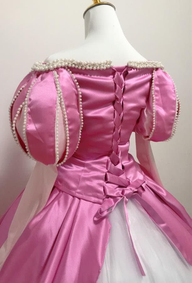 アリエル ピンクドレス コスプレ衣装 大人 Sサイズ コスプレ リトル