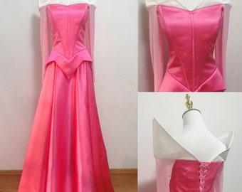 ピンクのオーロラ姫風ドレスコスプレ衣装 - Etsy 日本