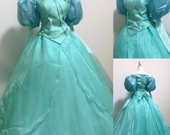 ハンドメイド - コスプレ アリエル グリーン コスチューム、アリエル