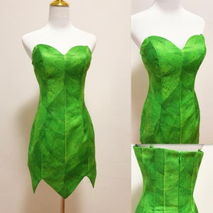 Handmade Cosplay Green Tinkerbell Dress, Tinkerbell Costume, Tinker ...