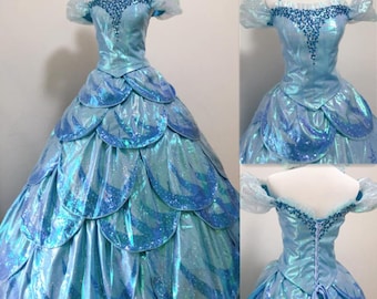 Handmade - Cosplay Glinda Costume, Glinda Wicked Costume, Glinda Dress Cosplay Costume Adult Kid Plus Size Available